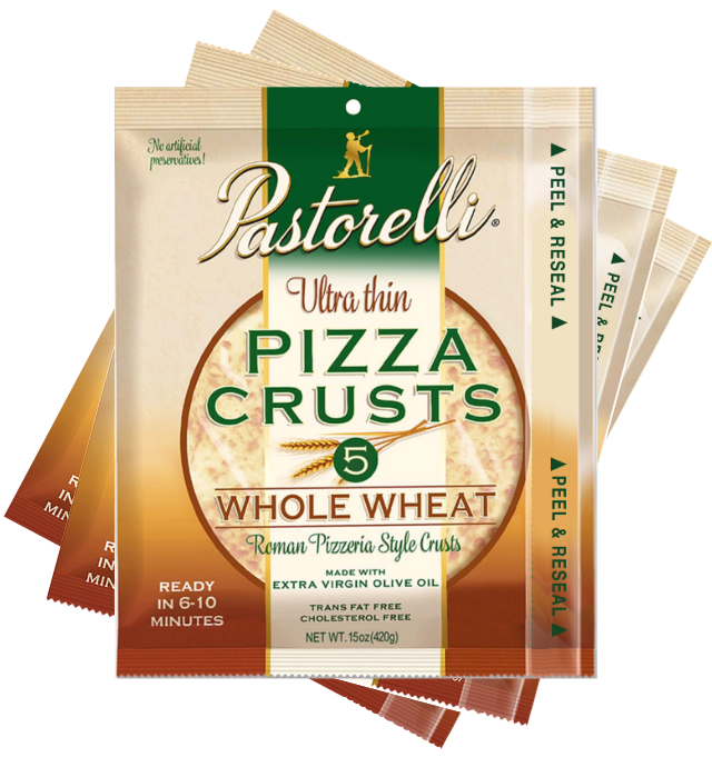 Ultra Thin Whole Wheat Pizza Crust - 7-inch 5-pack (Pack of 3)