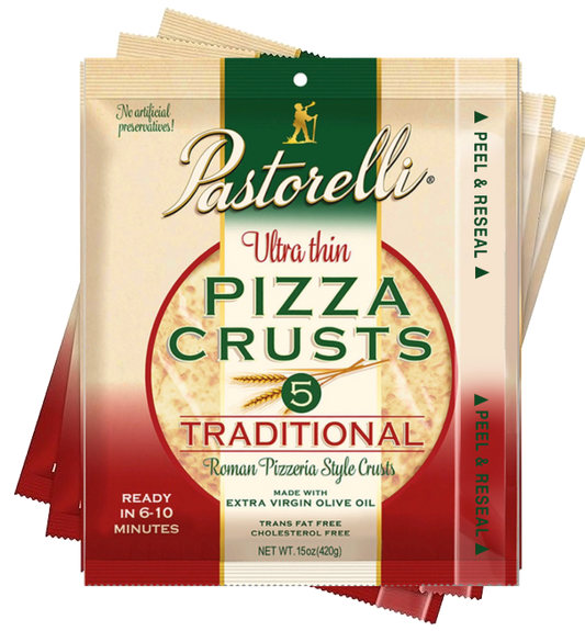 Ultra Thin Traditional Pizza Crust - 7-inch 5-pack (Pack of 3)