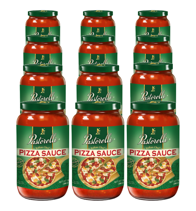 Italian Chef Pizza Sauce - 14oz Jars (Pack of 12)