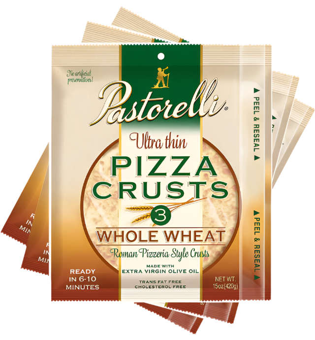 Ultra Thin Whole Wheat Pizza Crust - 12-inch 3-pack (Pack of 3)