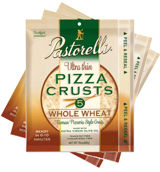 Ultra Thin Whole Wheat Pizza Crust - 7-inch 5-pack (Pack of 3)