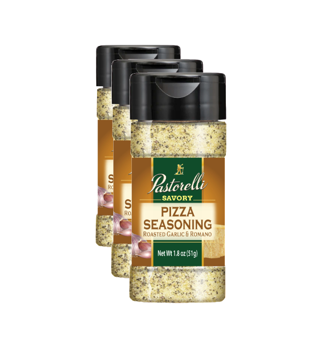 Pastorelli Pizza Seasoning Topper - Savory - 1.8oz Shaker (Pack of 3)