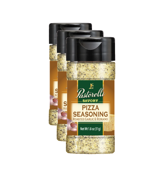 Pastorelli Pizza Seasoning Topper - Savory - 1.8oz Shaker (Pack of 3)