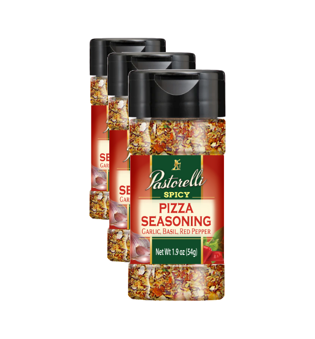 Pastorelli Pizza Seasoning Topper - Spicy - 1.9oz Shaker (Pack of 3)