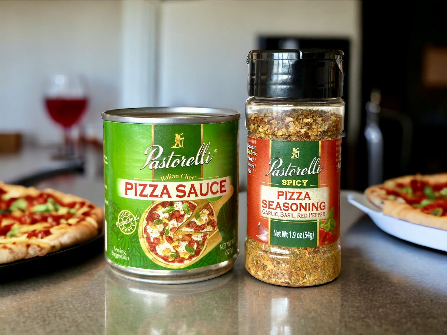 Pastorelli Pizza Seasoning Topper - Spicy - 1.9oz Shaker (Pack of 3)