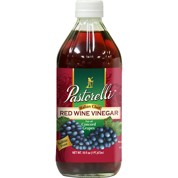Italian Chef Red Wine Vinegar – 16oz (Pack of 12)