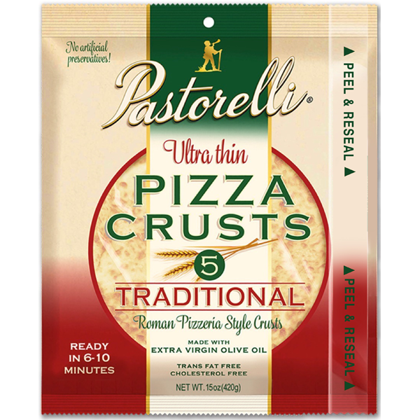 Ultra Thin Traditional Pizza Crust – 7-inch 5-pack (Pack of 3)